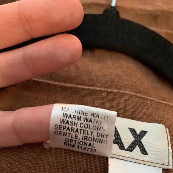 Flax Medium  Long Sleeve Three Button Jacket - Picture 6 of 7